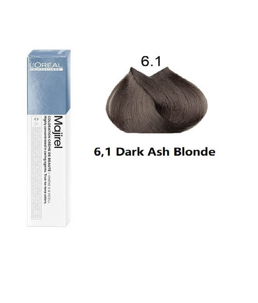 L'Oréal Professionnel Majirel Permanent Colour 6.1 Dark Ash Blonde