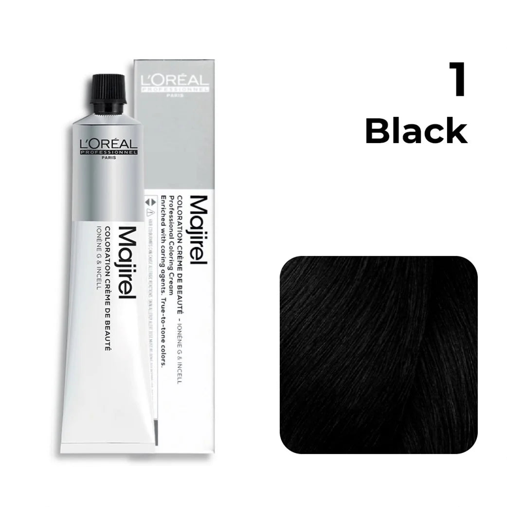 L'Oréal Professionnel Majirel Permanent Colour 1 Black