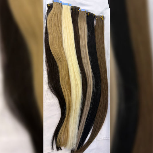 Human Sticker Tape-in Hair Extensions